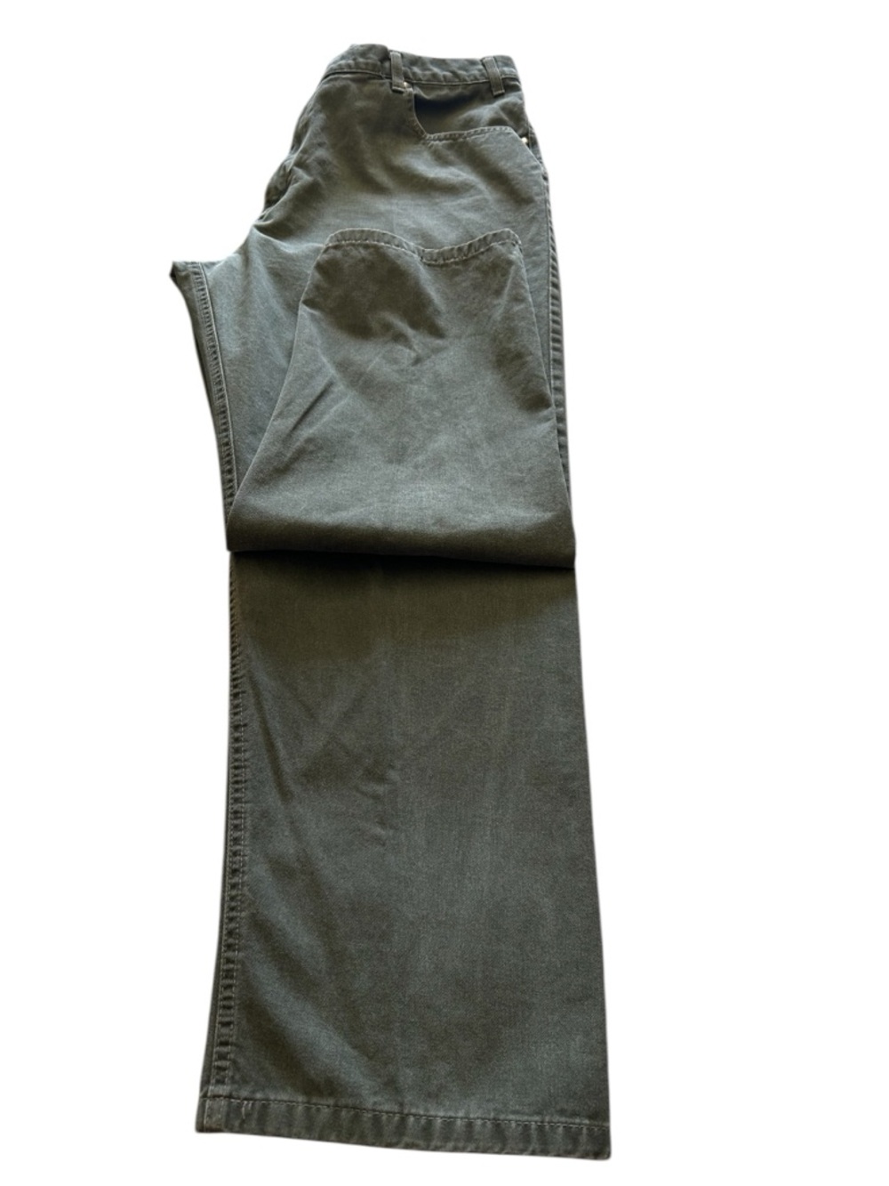 Dockers Men's Relaxed Straight-Leg Jeans in Olive - Picture 7 of 11